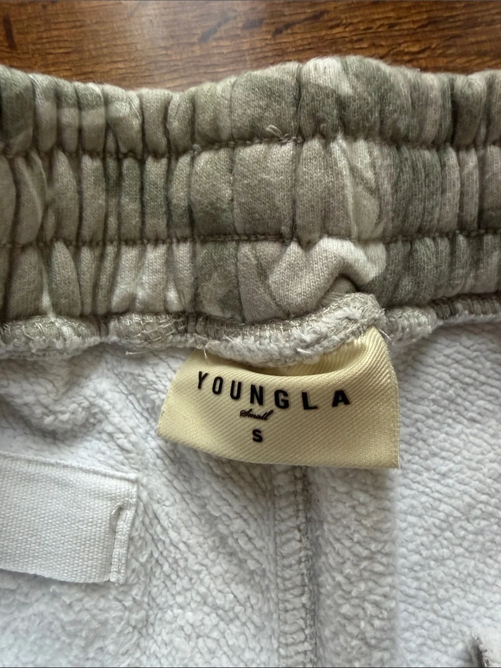 YoungLA Camo Sweat Short